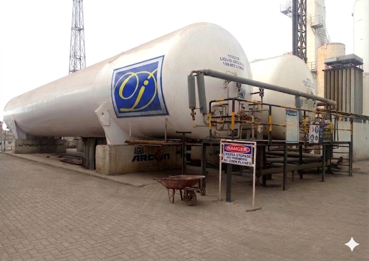 Denim International VIE tank — part of the Port Qasim storage fleet